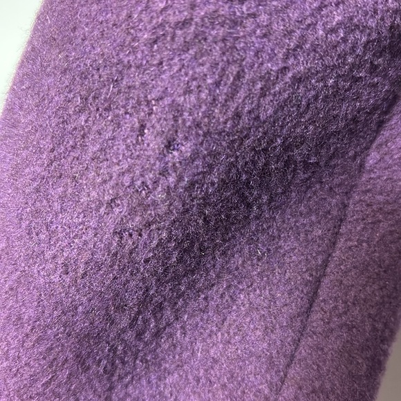 100% Cashmere Coat Vintage by Gallant in Purple szS - Picture 6 of 12